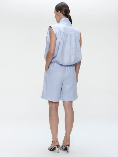 Pantalon Nariko en lin | Bleu clair