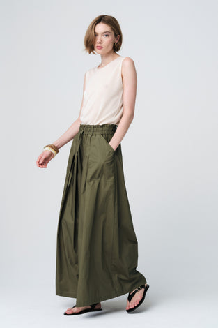 Rapa cotton pants | Army