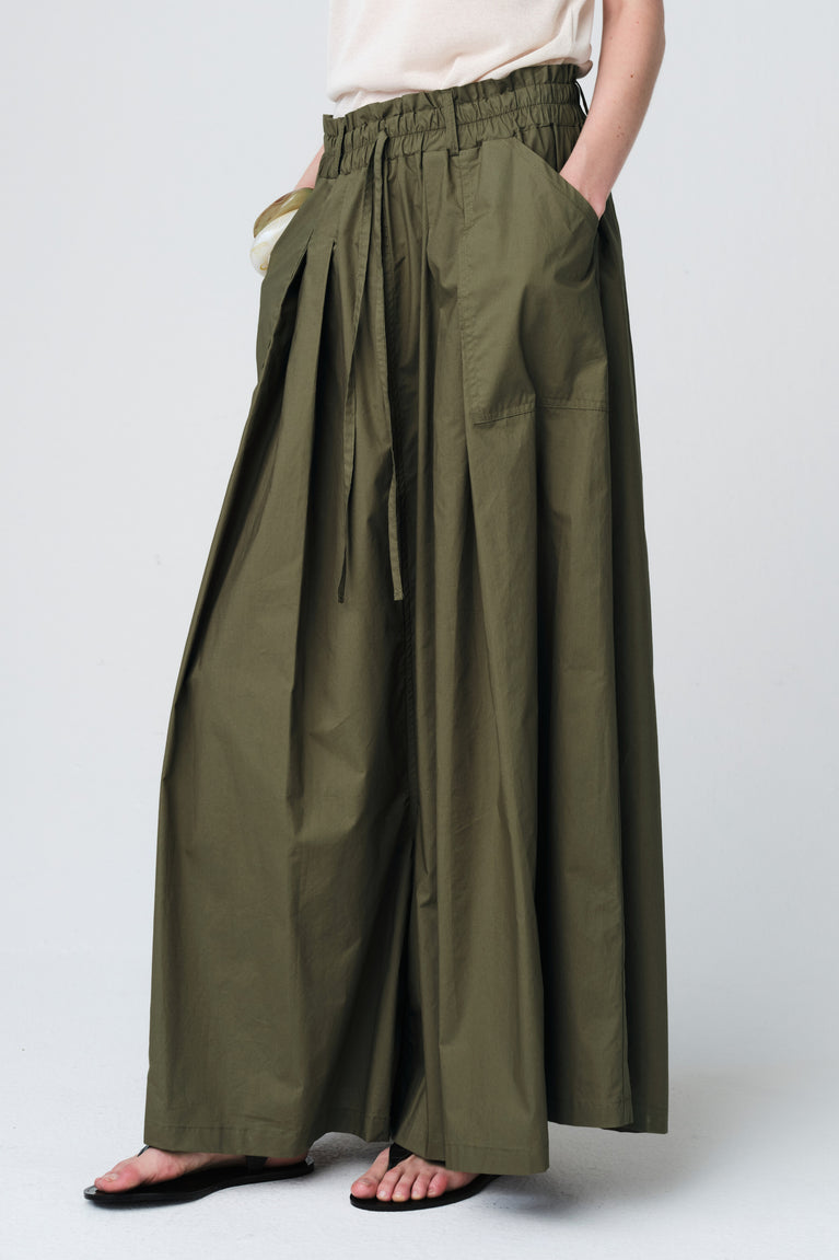 Rapa cotton pants | Army