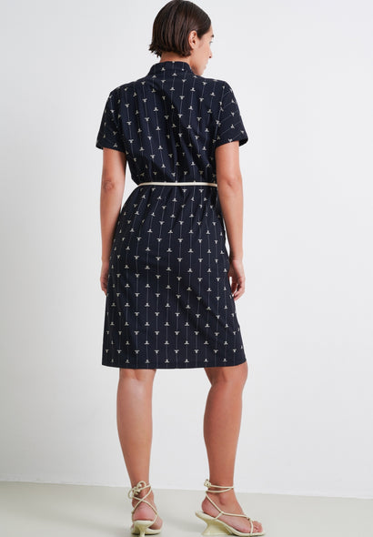 Valencia Dress Technical Jersey | Black