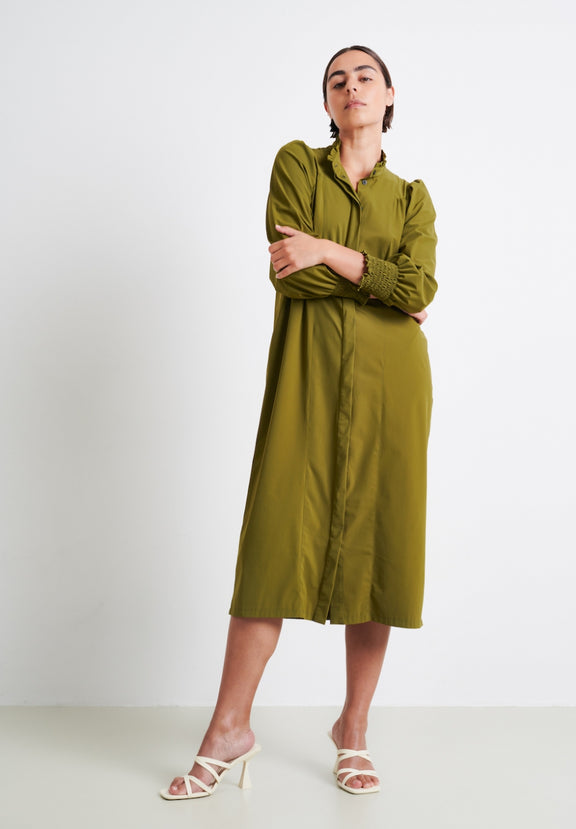 Oliver Dress Technical Jersey | Oliva green