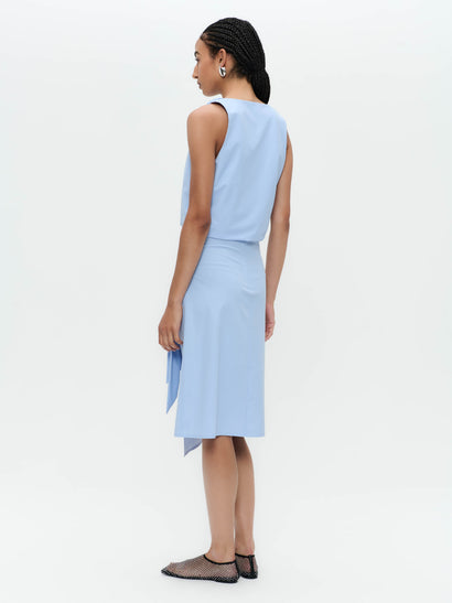 Ilona skirt technical jersey | Mid Blue