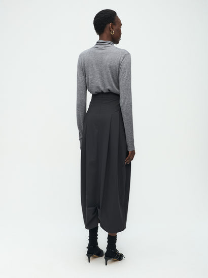 Jack Skirt Technical Jersey | Donkergrijs