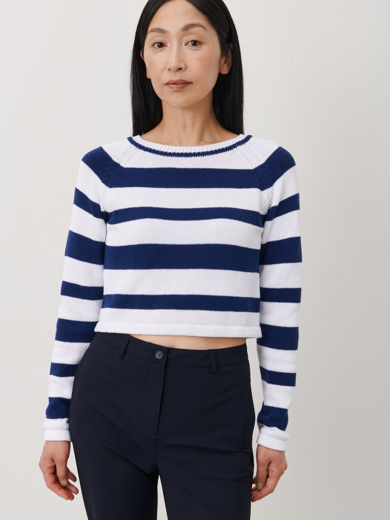 Crop Pullover 2015A1 | Light Blue