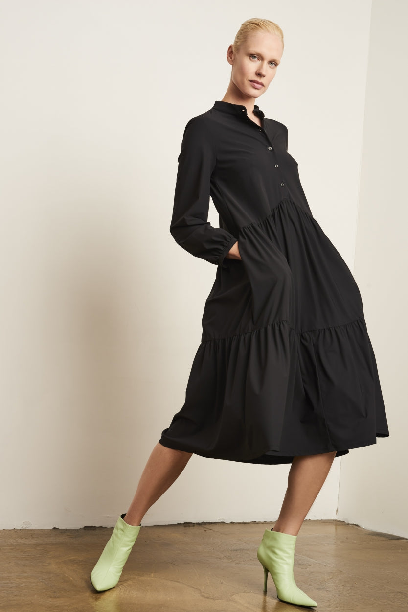 Dress Anna Long | Black