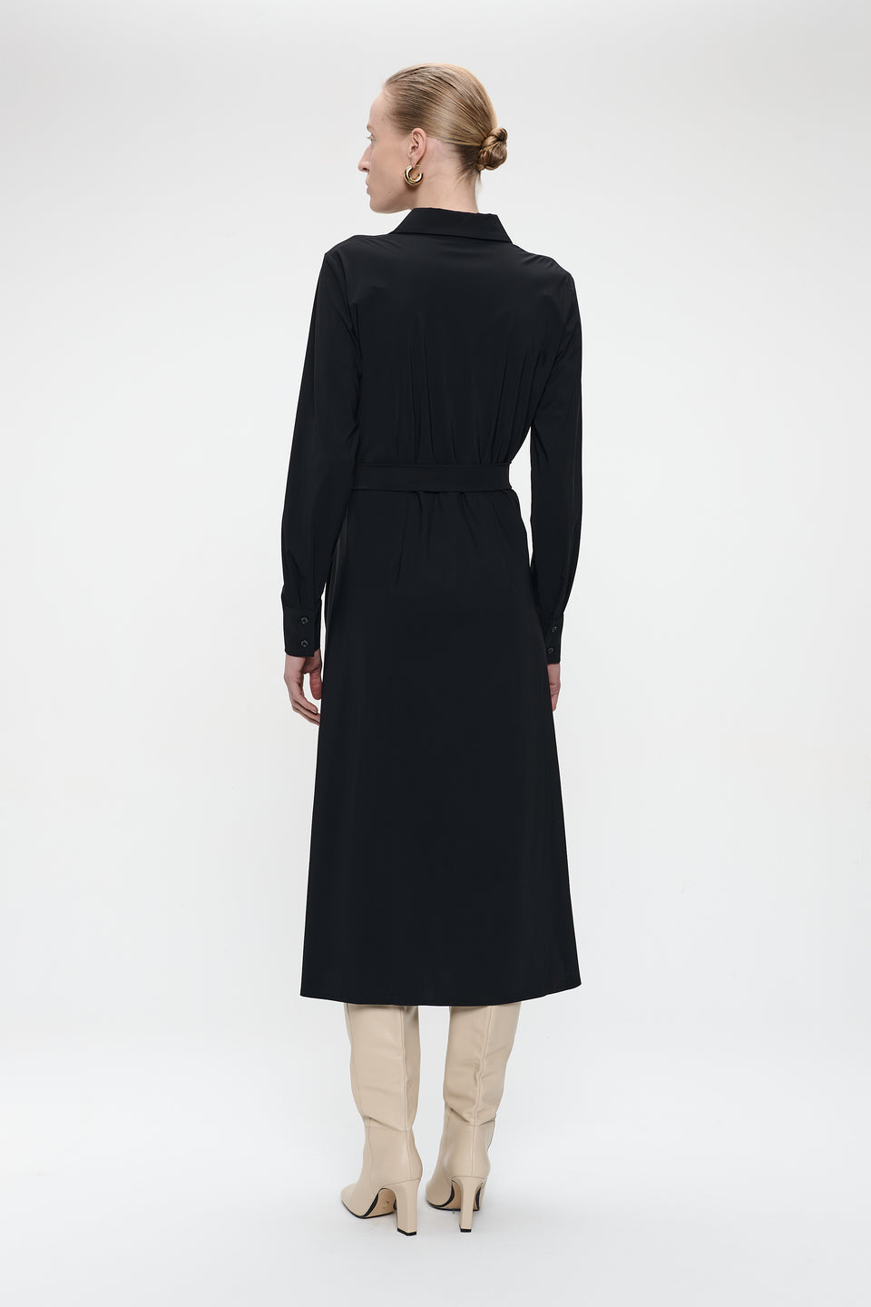 Devita Dress Technical Jersey | Black
