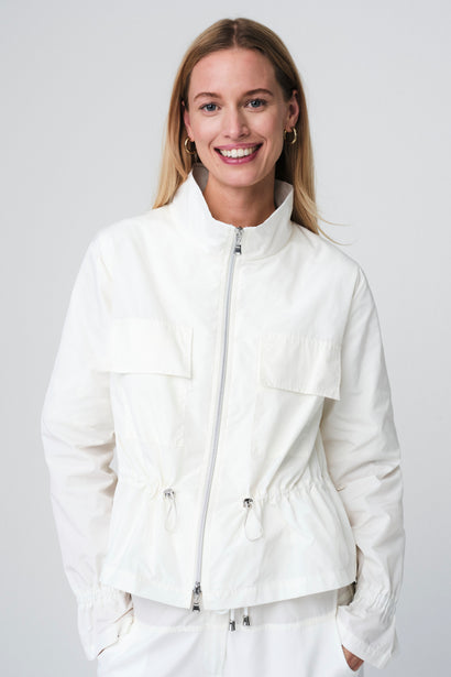 Manola Taftjacke | Cremeweiß