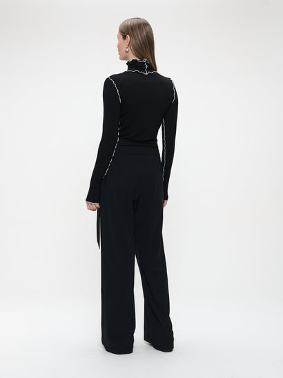 Enny Hose technischer Jersey | Schwarz