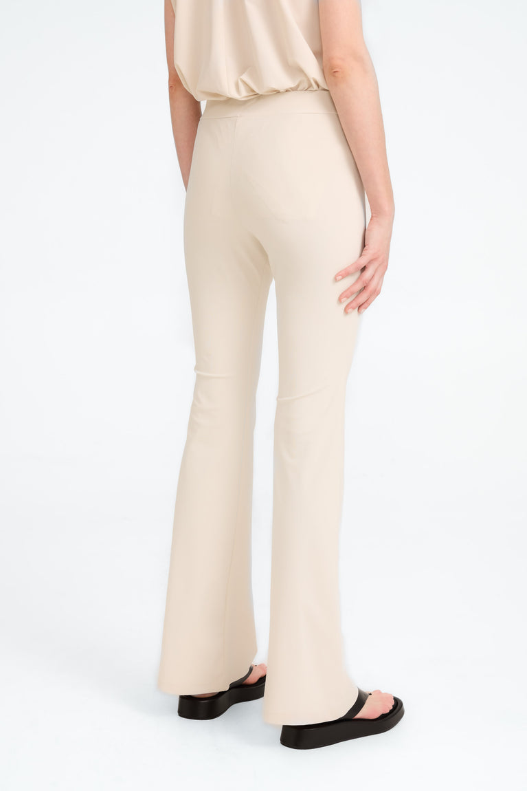 Eliya strech technical jersey pants | Light Sand