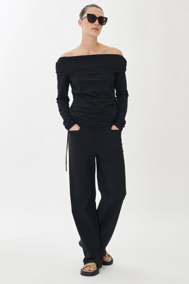Mira Top Technical Jersey | Black