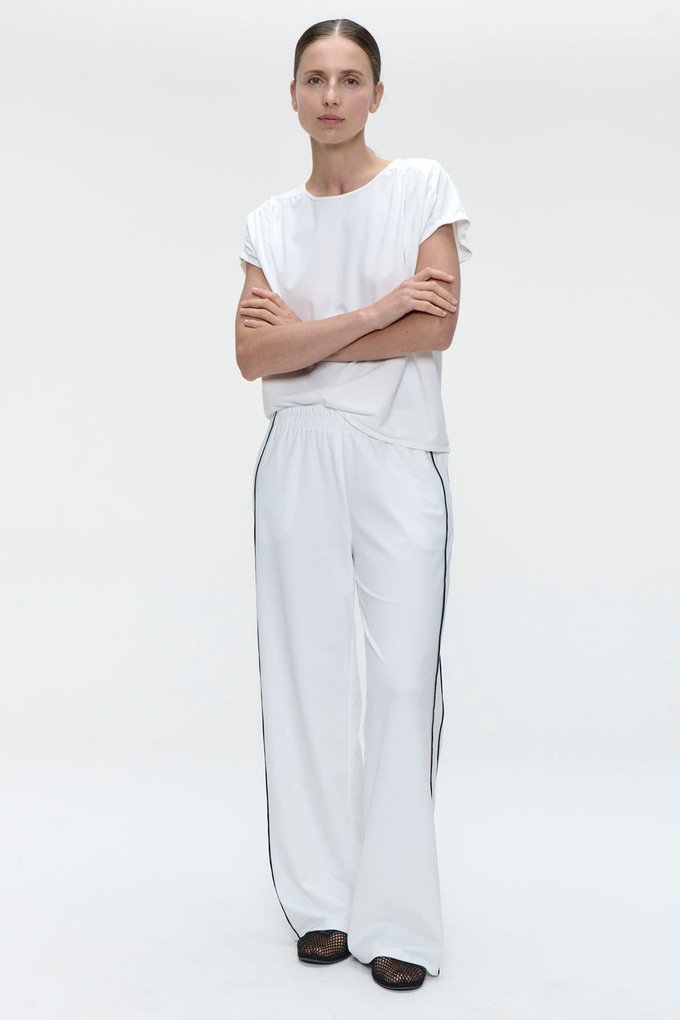 Britta top technical jersey | White