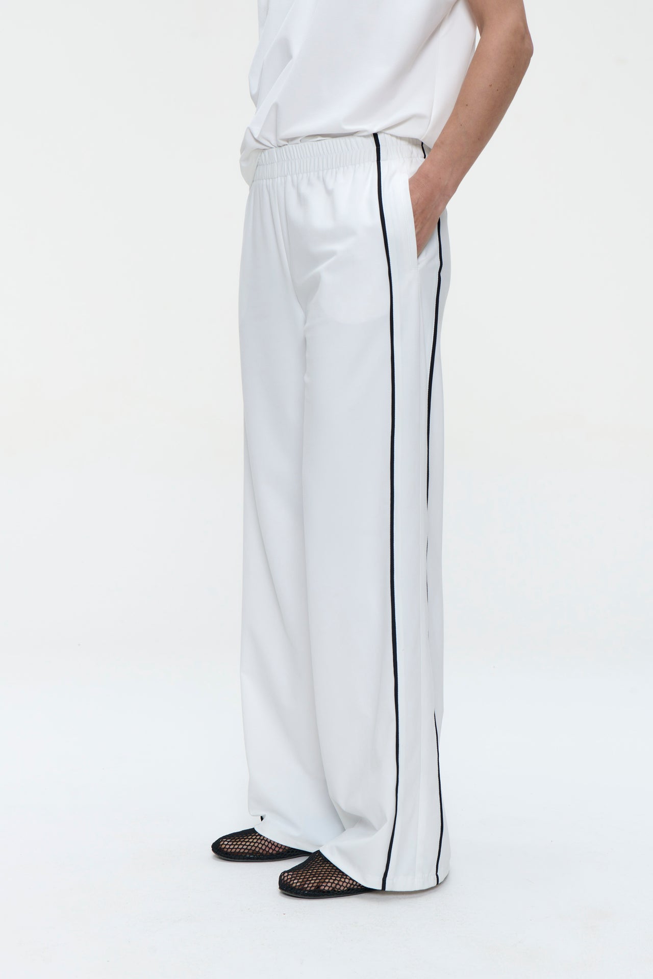 Vaya pants technical jersey | White