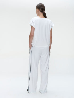 Vaya pants technical jersey | White