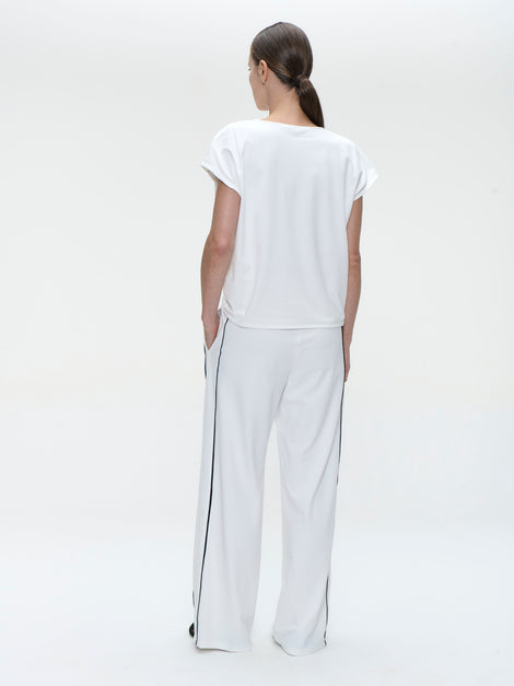 Vaya pants technical jersey | White