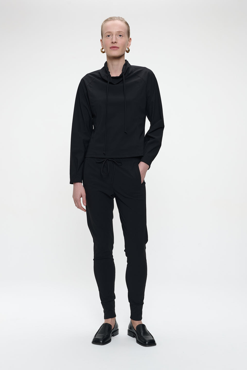 Maren top technical jersey | Black