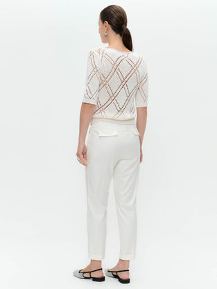 GaryZ shiny line viscose pants | Off White