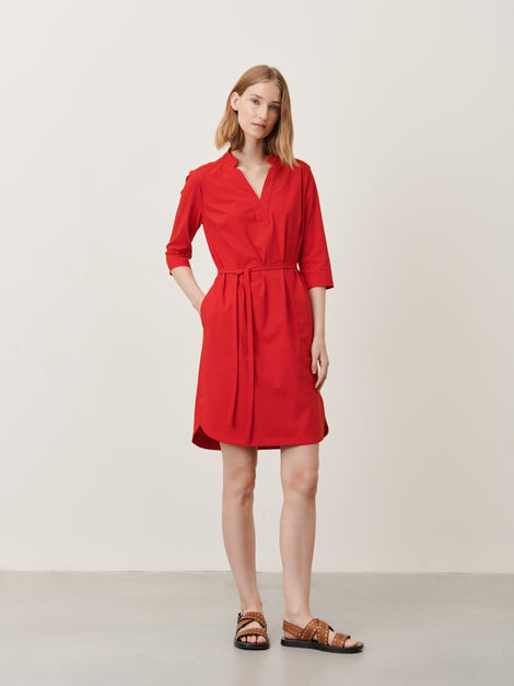 Kendal Dress Technical Jersey | Red