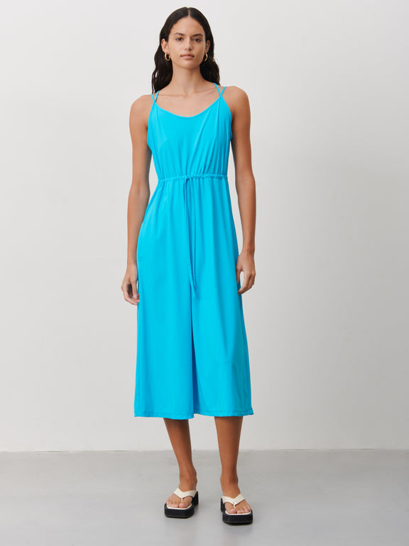 Ilze Dress Technical Jersey | Light Blue