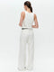 Yvette shiny line viscose pants | Off White