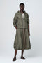 Allegra taffeta mix skirt | Army