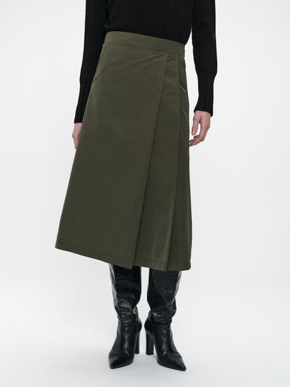 Alissa taffeta skirt | Army