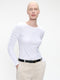 Carlina Top Technical Jersey | White