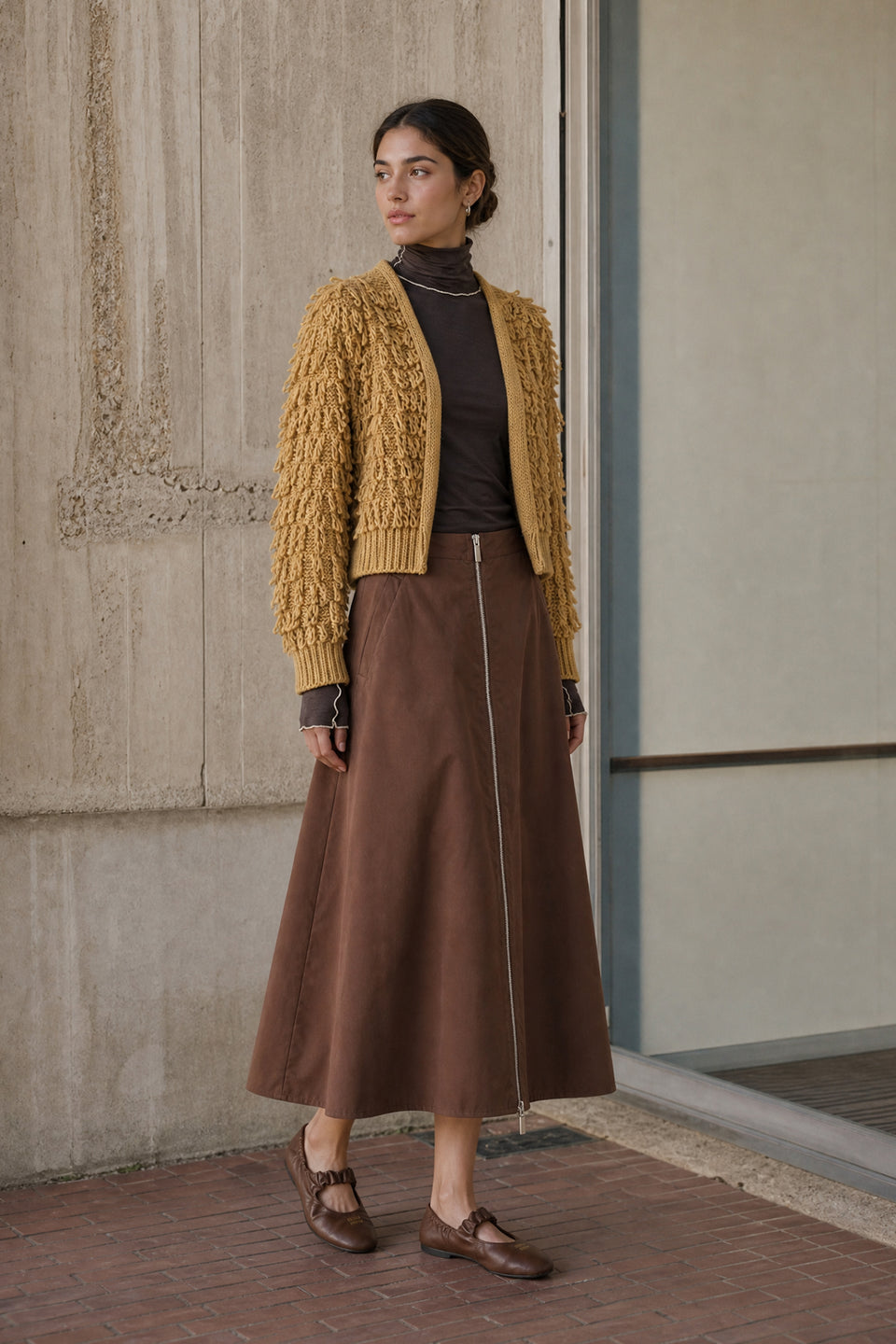 Fancy cardigan 3011 | Camel