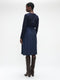 Ester mix cotton taffeta dress | Blue