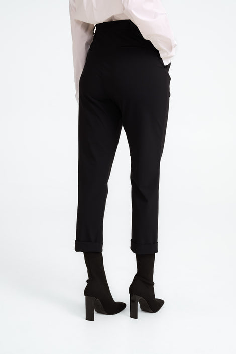 Valentine structure technical jersey pants | Black