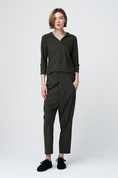 Melissa top KS technical jersey | Army