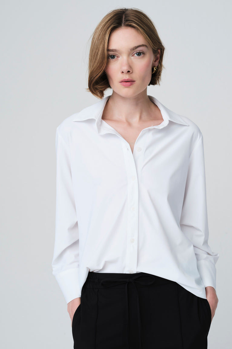 Iva blouse technical jersey | White