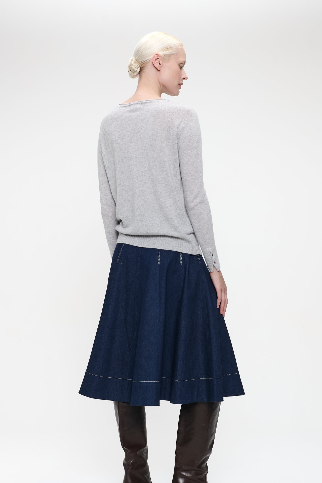 Pullover Cashmere blend 2480 | Light Grey