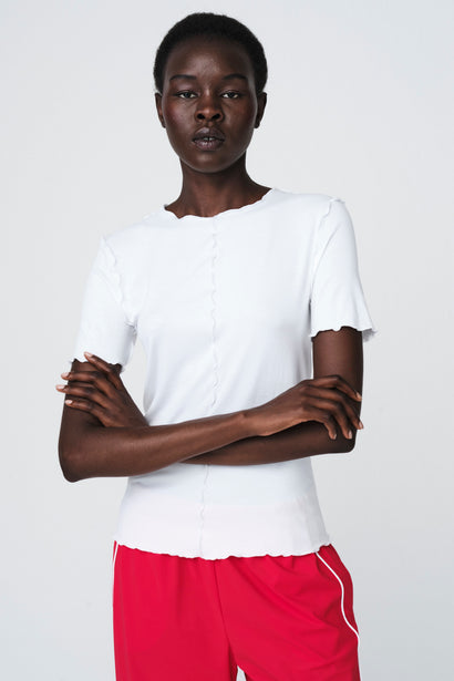 Top Joyce in viscosa | Bianco