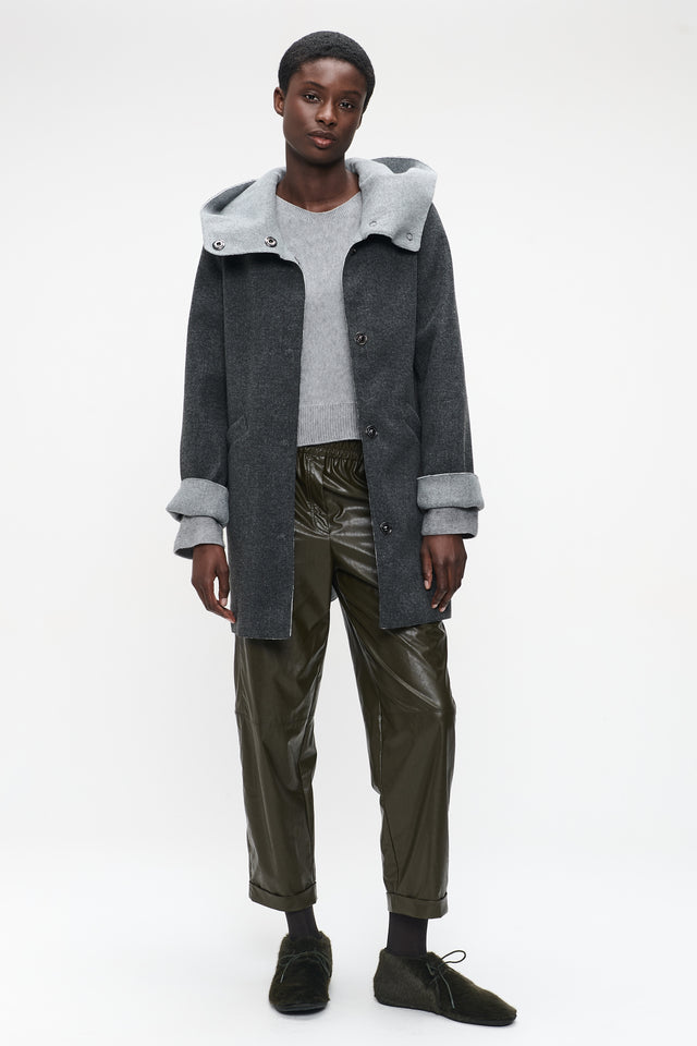 Irlanda hoody winter jacket | Dark Grey