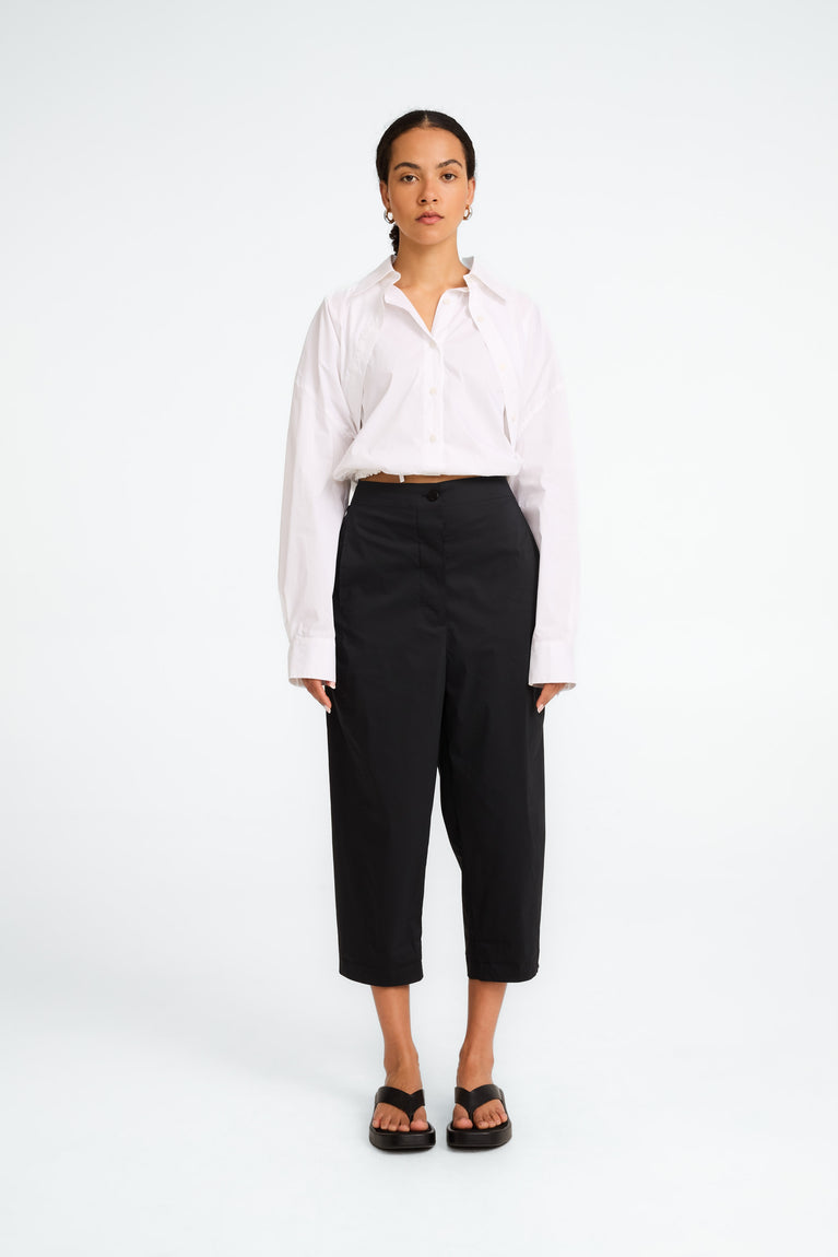 Kober cotton poplin pants | Black