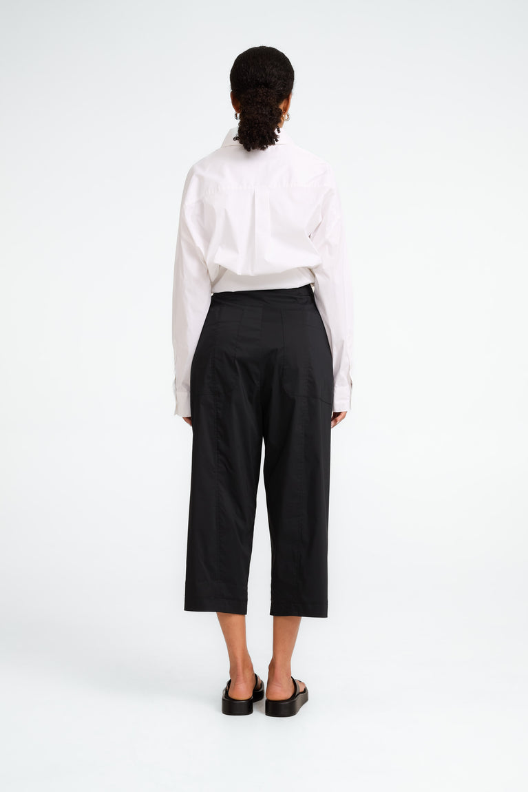 Kober cotton poplin pants | Black