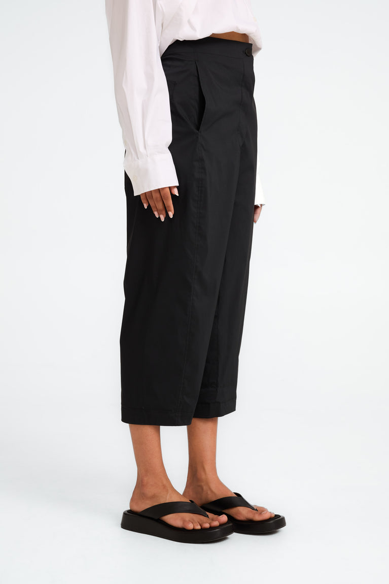 Kober cotton poplin pants | Black