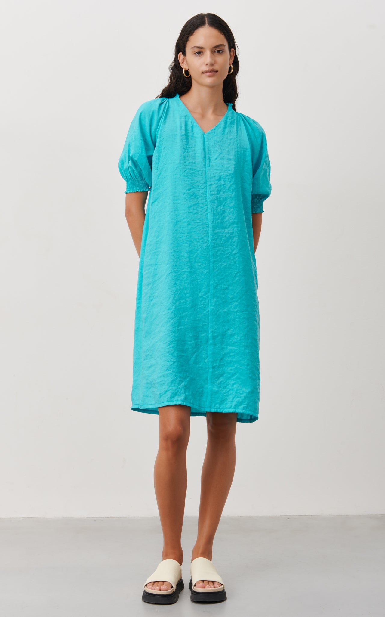 Luisa Dress Technical Jersey | Black