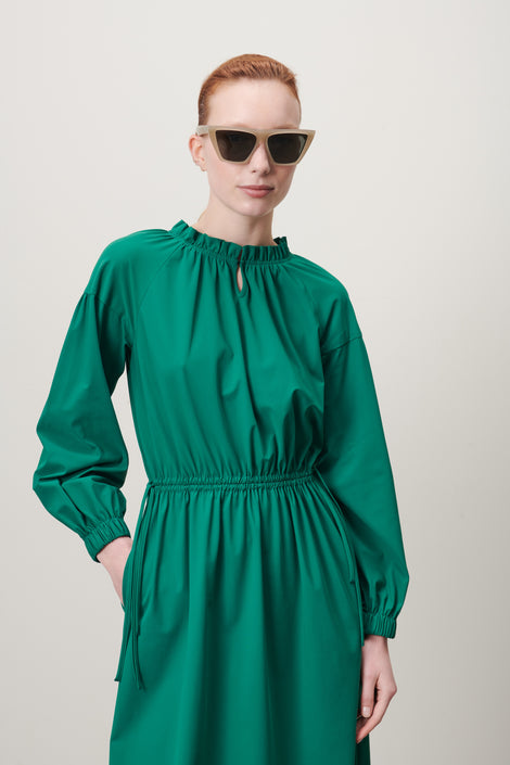 Iris Dress Technical Jersey | Green