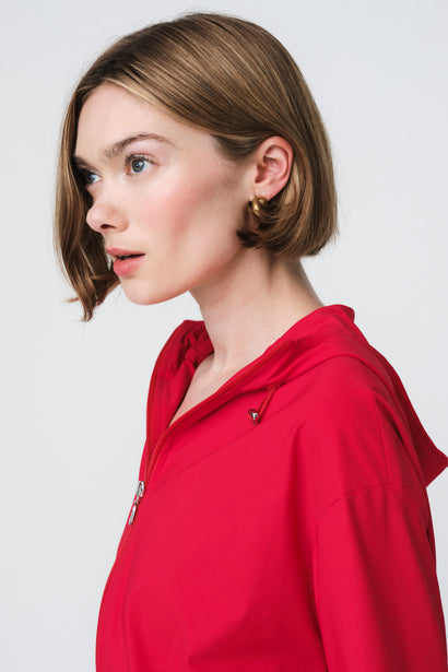 Tilia Jacke technischer Jersey | Rot