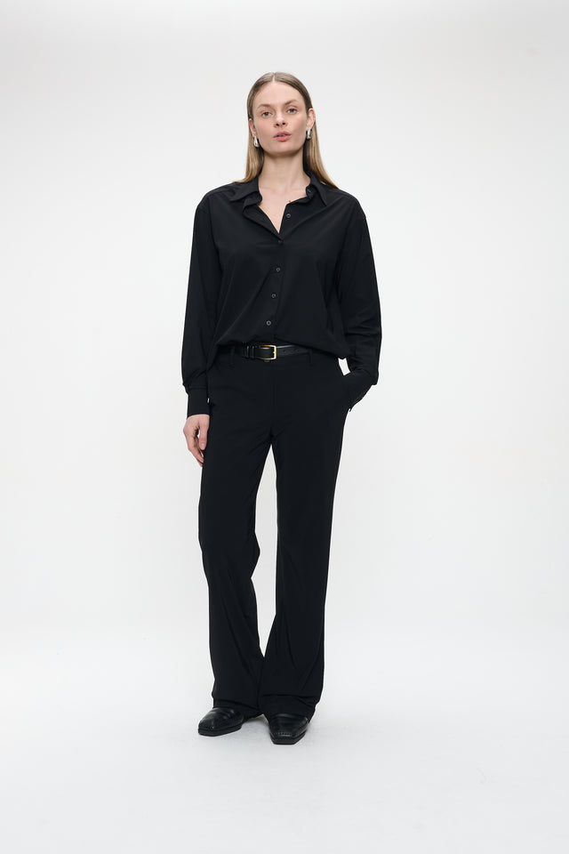 Ivona Bluse technical jersey | Black