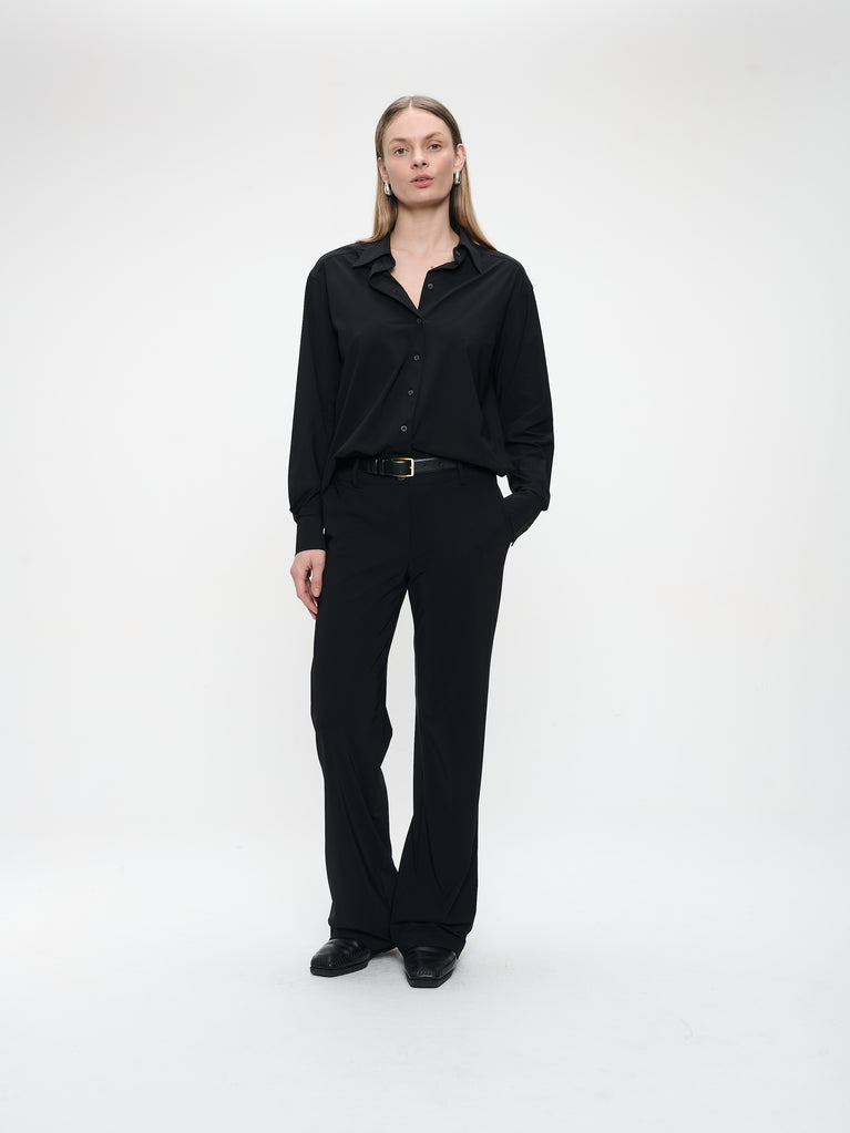 Ivona Bluse technical jersey | Black