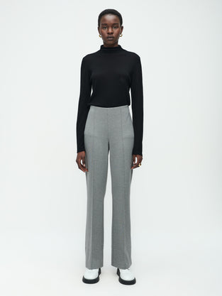 Greta Terry jersey Broek | Grey Melange