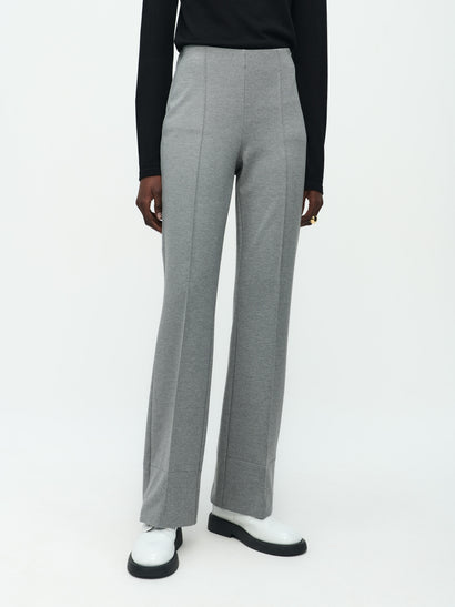 Greta Terry jersey Pants | Grey Melange