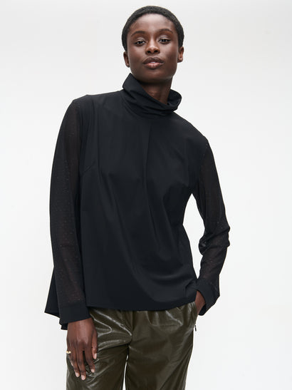 Dolche Vita top technical jersey | Black