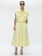Chiko taffeta jacket | Yellow