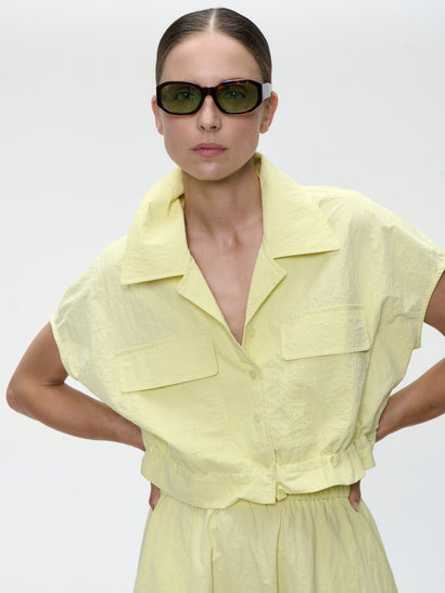 Giacca Chiko in taffetà | Giallo