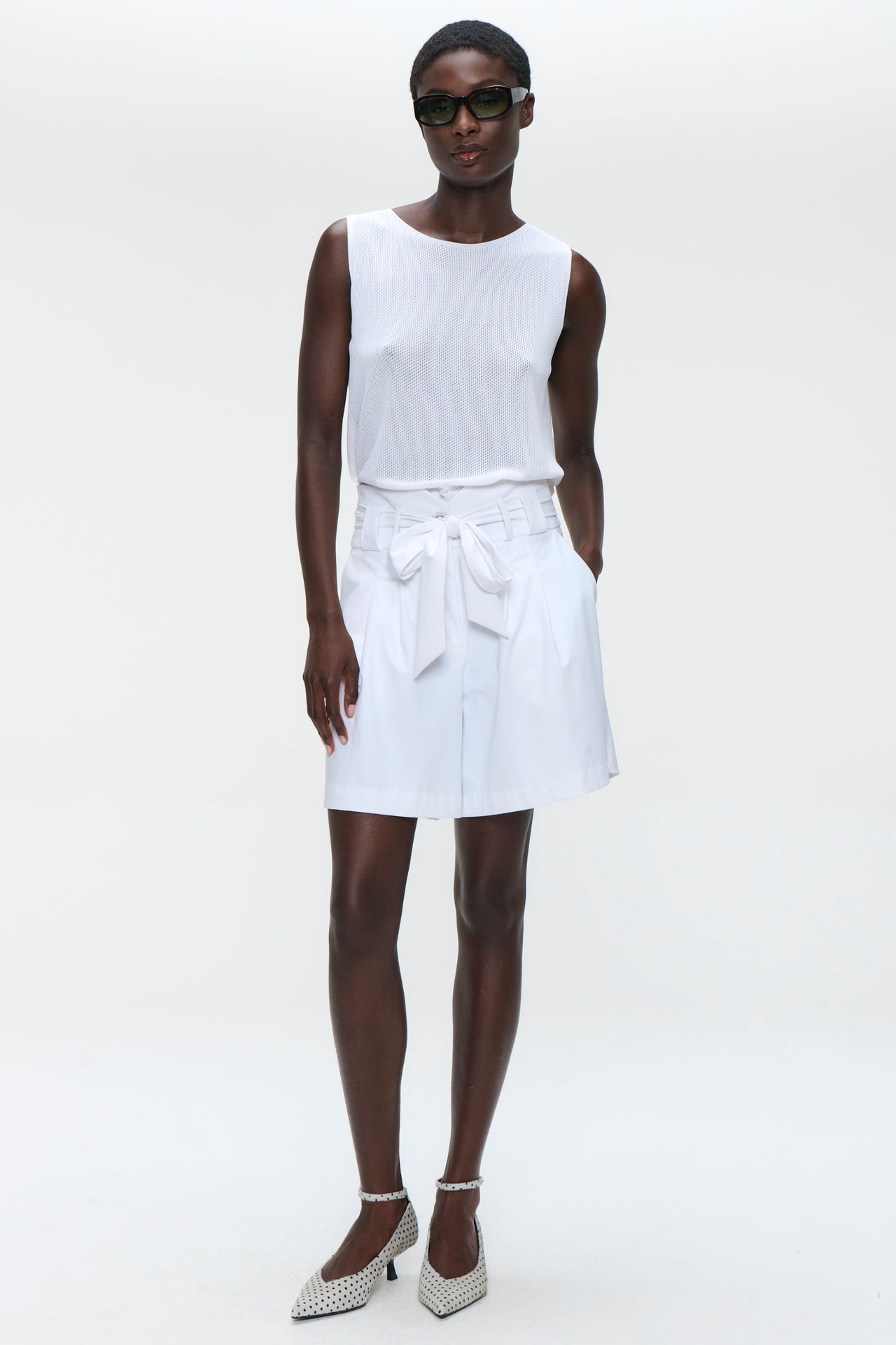 Yana shorts technical jersey | White