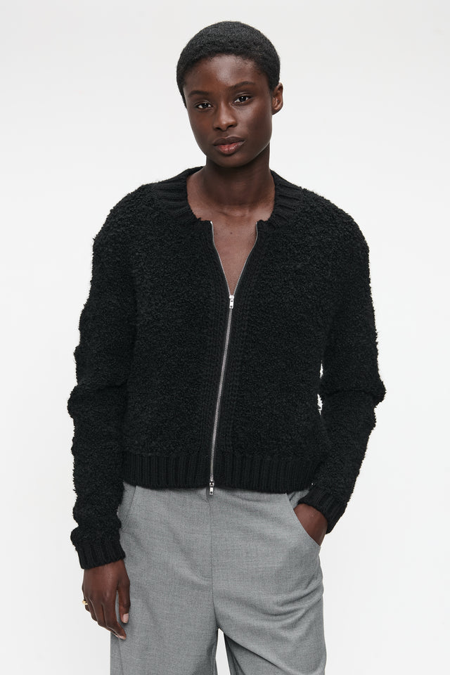 Jacket boucle 25527 | Black