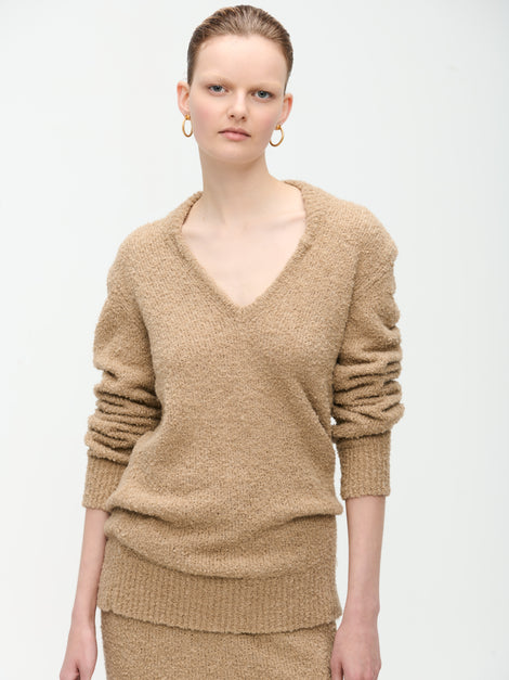 Teddyna Pullover | Beige